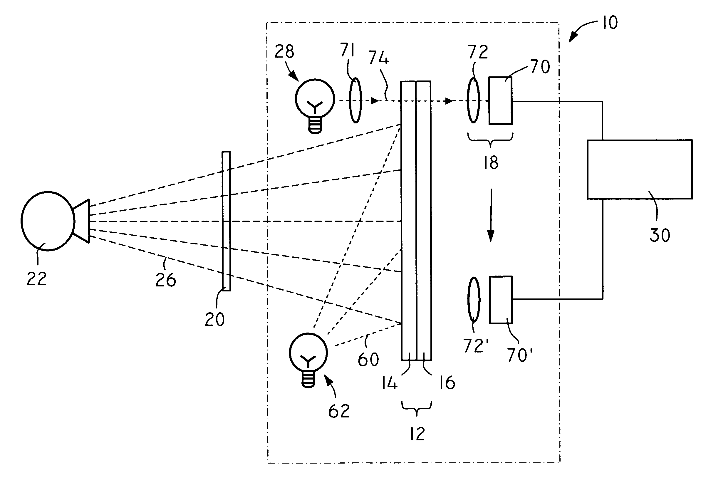 X-ray light valve based digital radiographic imaging systems