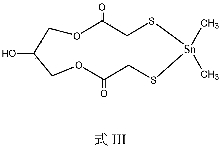 Solid methyltin mercaptide complex heat stabilizer and preparation method and application thereof