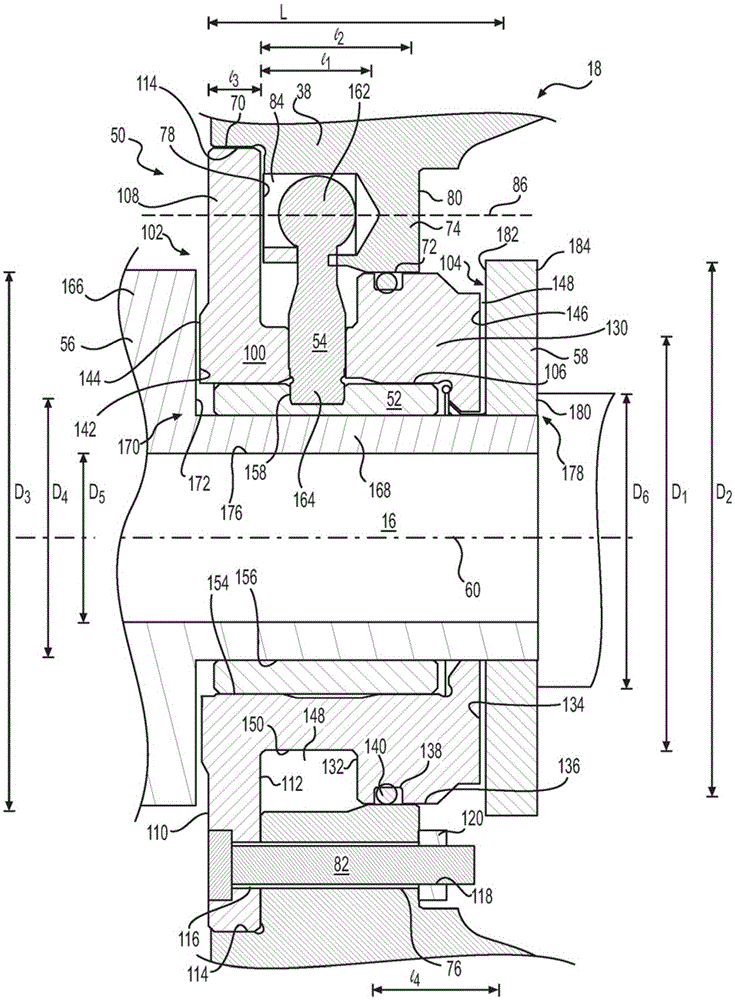 Dual thrust bearing for a turbocharger