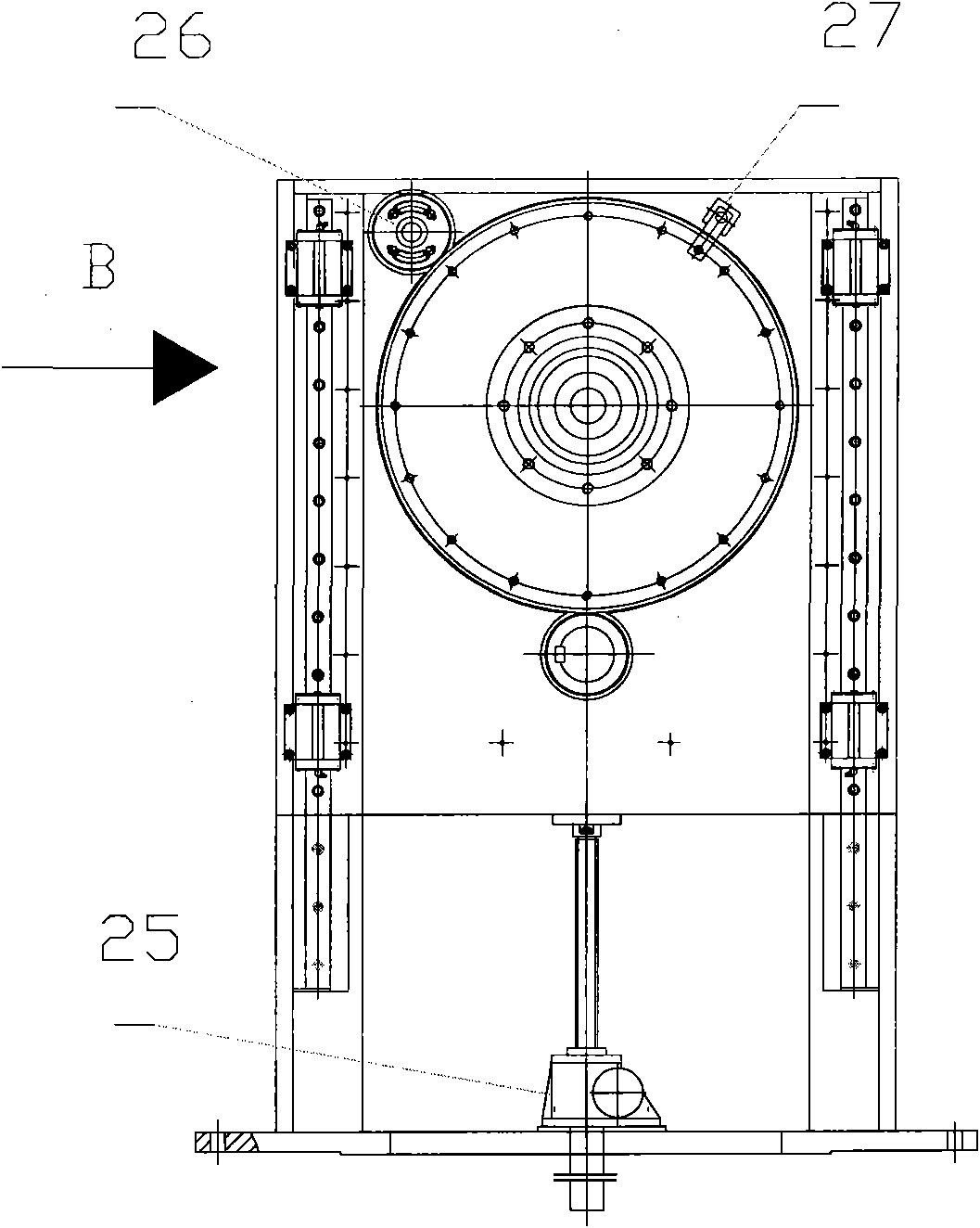 Special build-up welding machine applied to heavy binding roller or squeeze roller