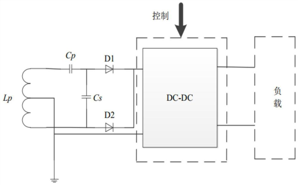 A mobile phone wireless charging device with a street lamp as a carrier