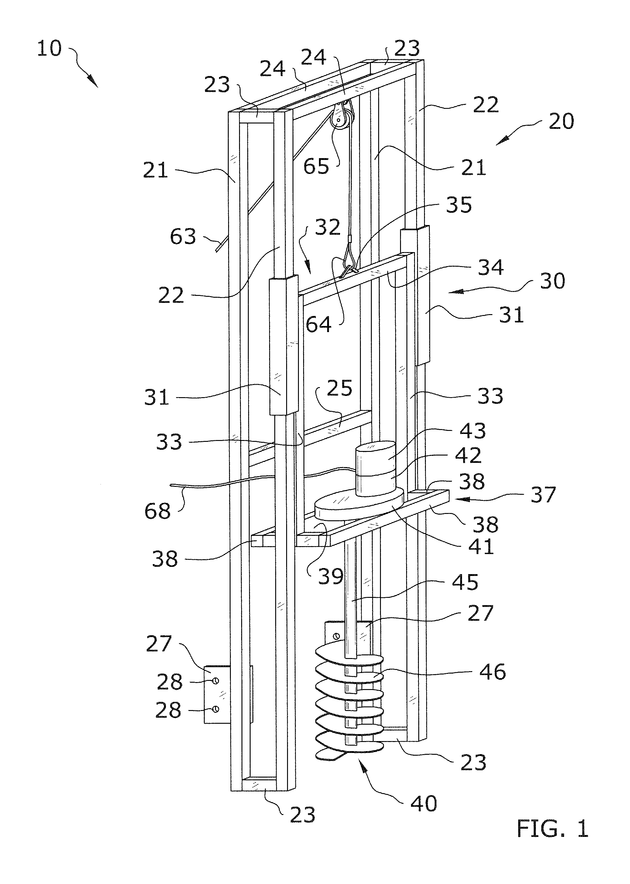 Ice auger attachment for a vehicle