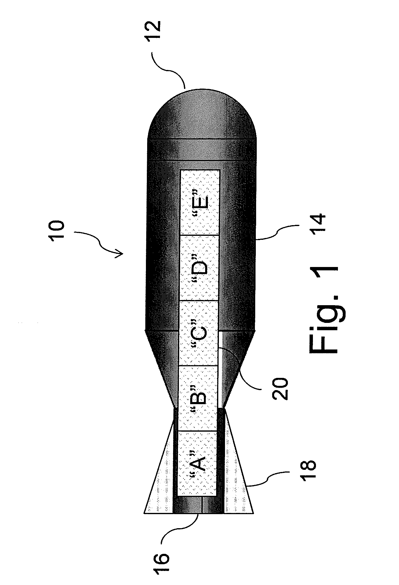 High angle of attack multi spectral marking projectile/bomb