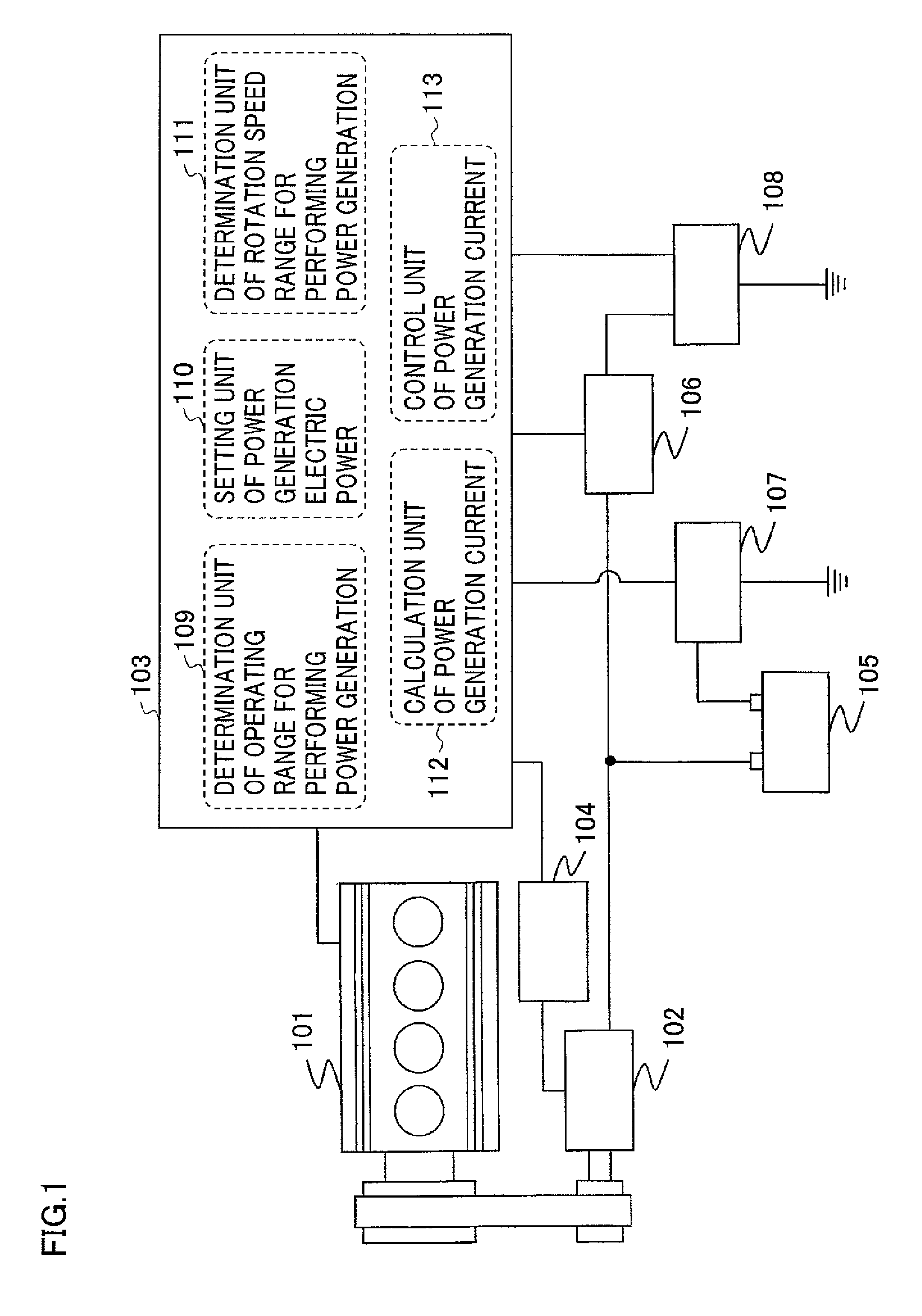 Vehicular power generation system and power generation control method for the same