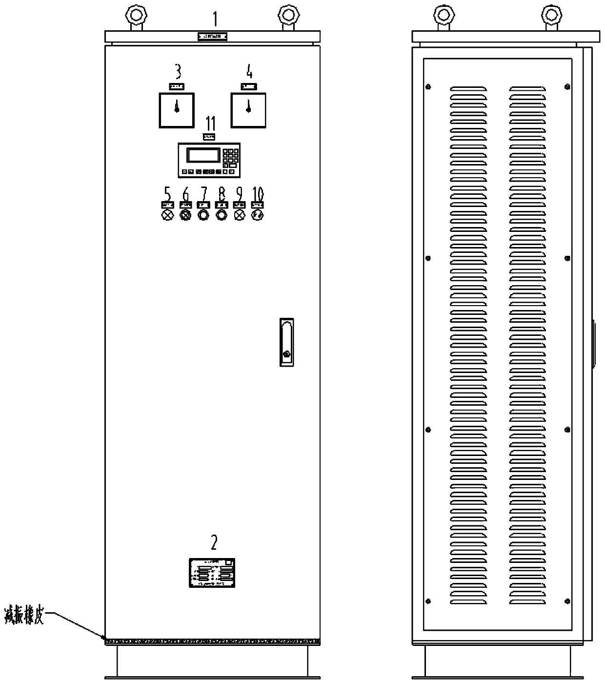 DC-DC chopping device for ship regional power distribution