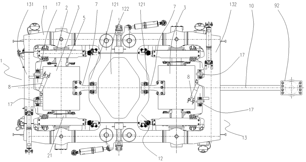 Permanent magnetic direct drive bogie and railway vehicle thereof