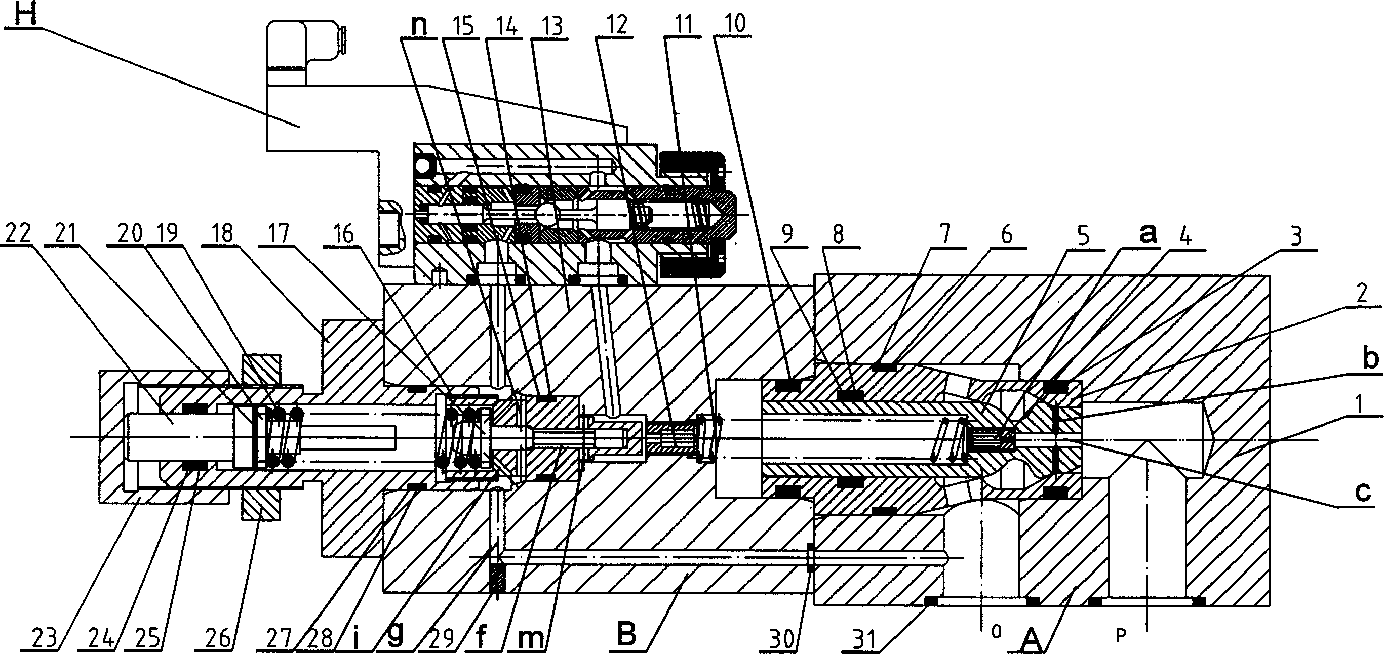 Pure water unloading overflow valve