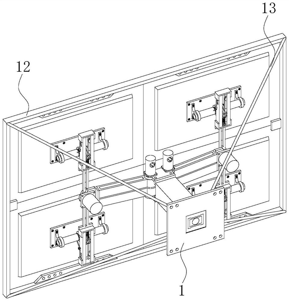 Intelligent positioning demonstration board for informatization education