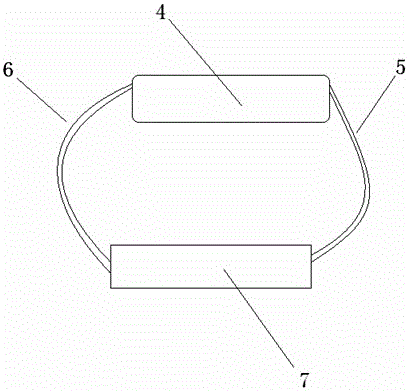 External cooling device of high-voltage coil