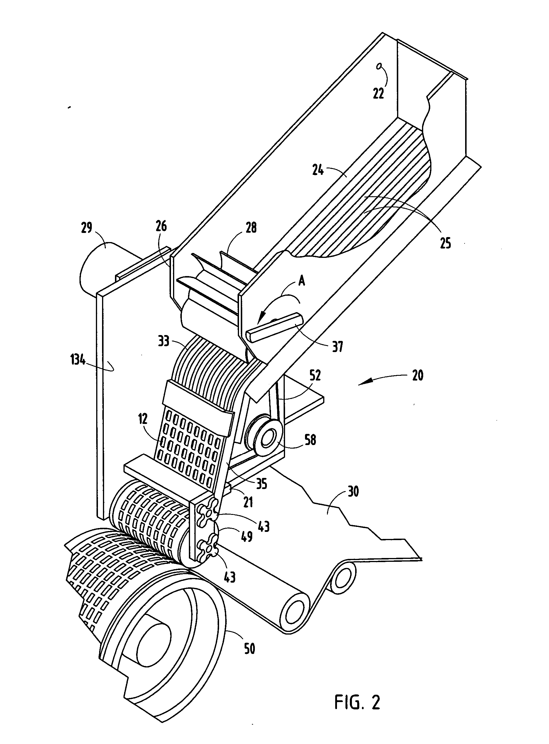 Tablet encapsulating machine