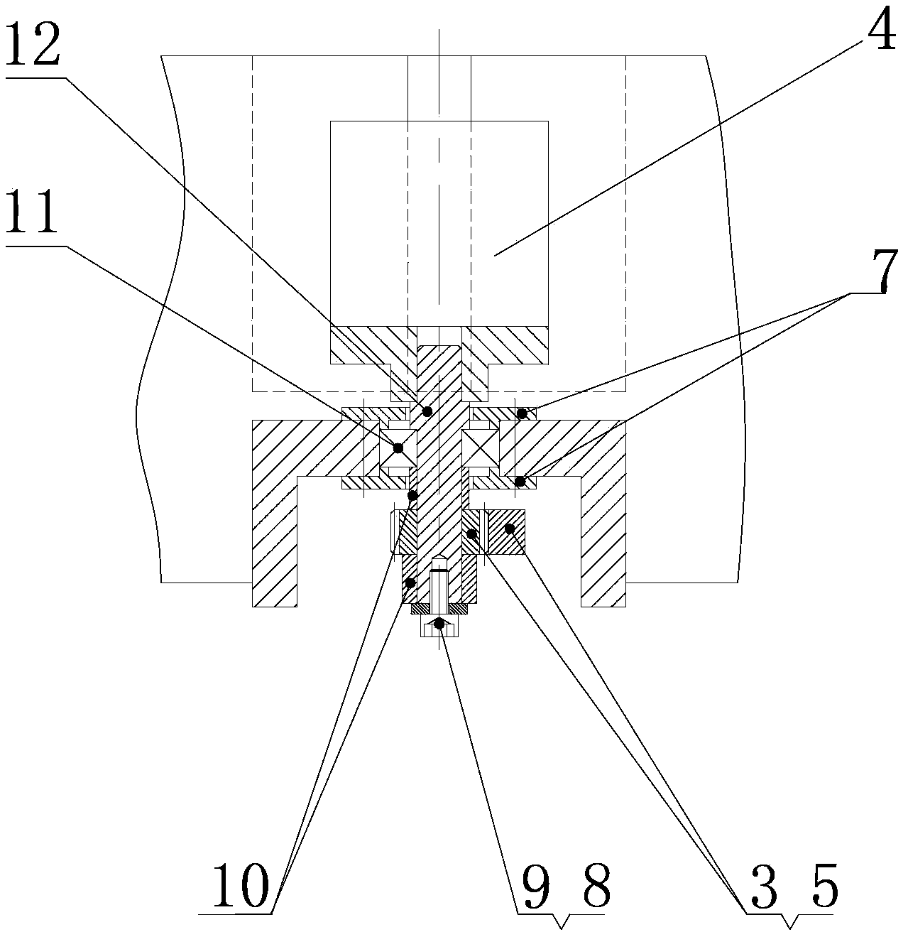 Mechanism for checking out unqualified products from circular annular parts