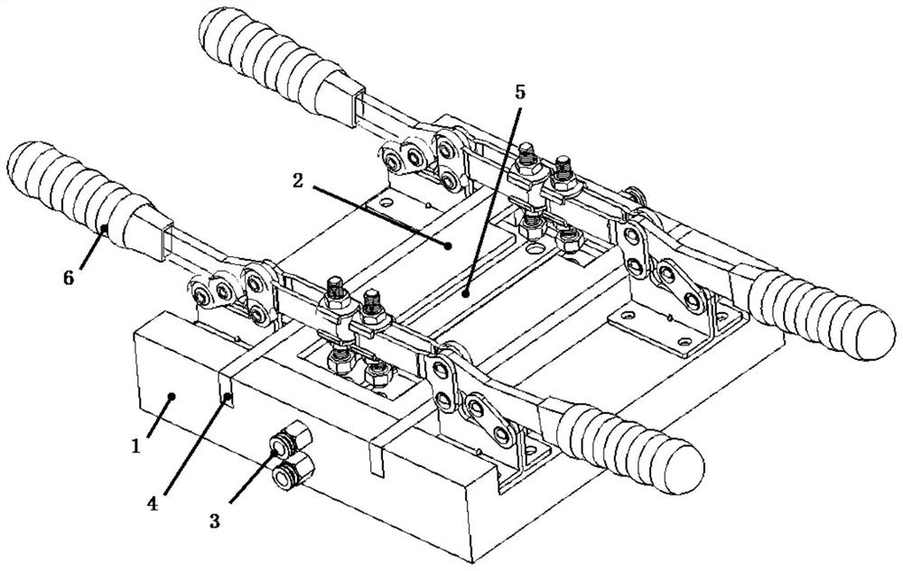 Laser welding clamp with double-sided inert gas protection