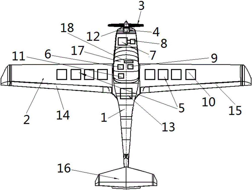 Fixed wing type hybrid power motorplane