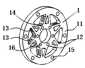 Split inclined spoke torquer sensor