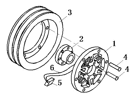 Split inclined spoke torquer sensor