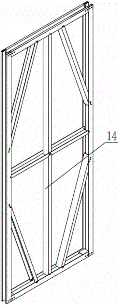 Light steel assembly type composite wall board, light steel framework, manufacturing method and installing method thereof