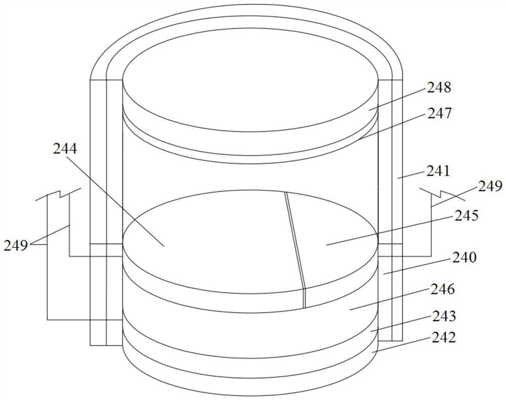 Hydrogen concentration measuring device resistant to high temperature, high pressure, high humidity and radiation and hydrogen measuring probe