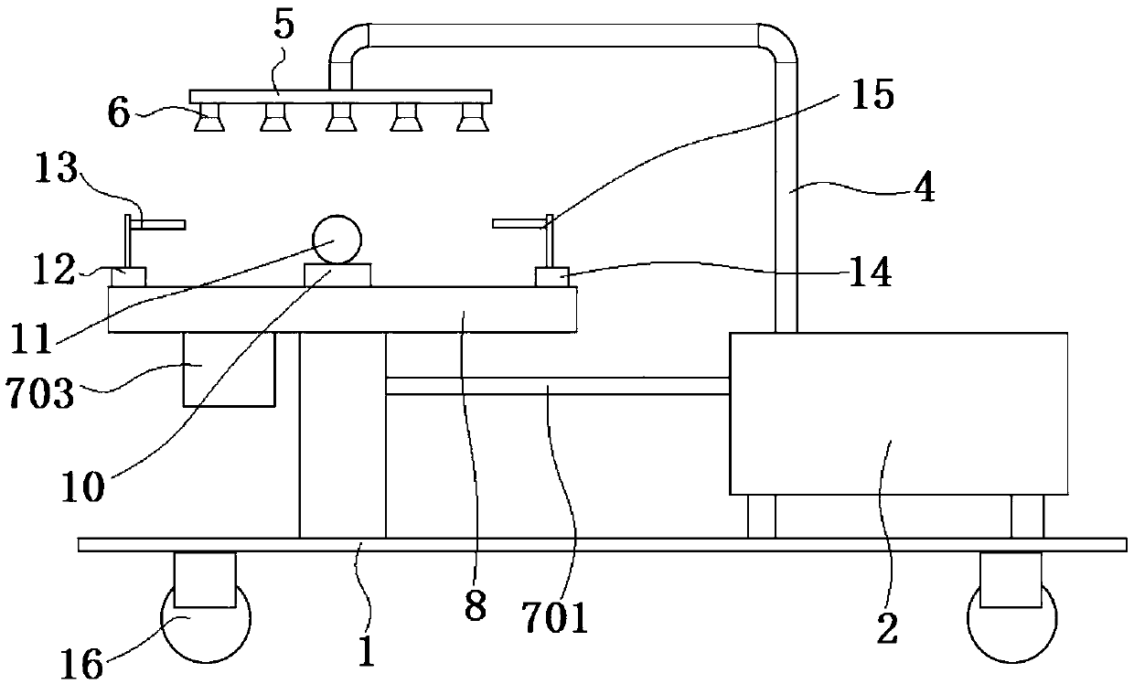 Artificial rainfall system for ecological simulation tests