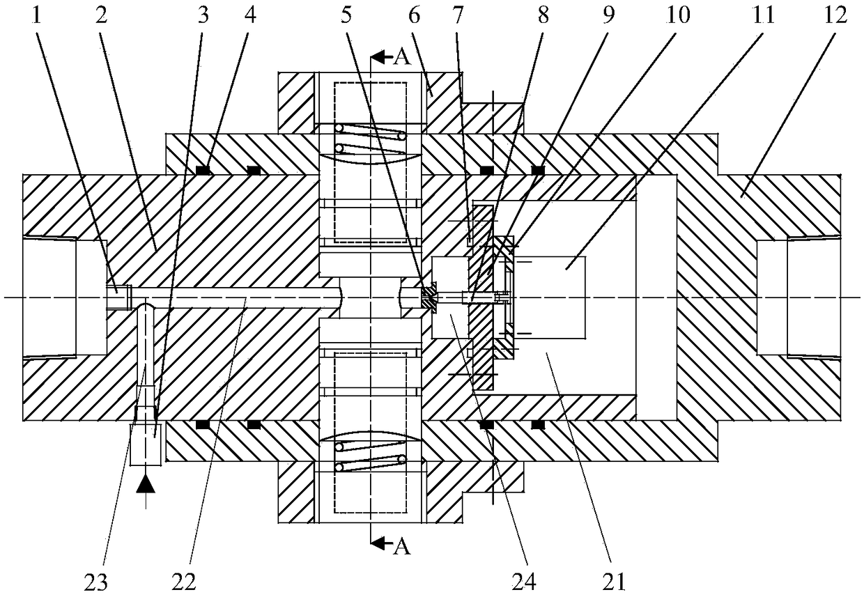 On-line automatic release device for trenchless drilling tool