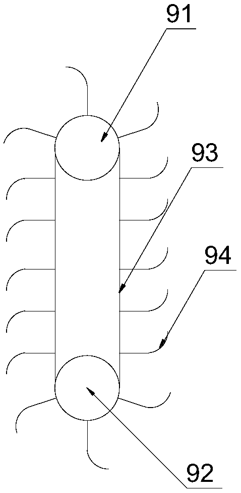 Crystal block drying device