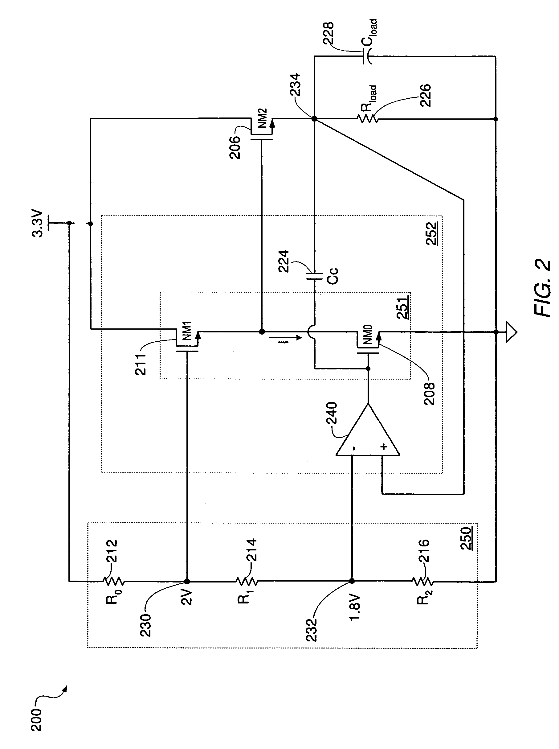 Voltage regulator with inherent voltage clamping