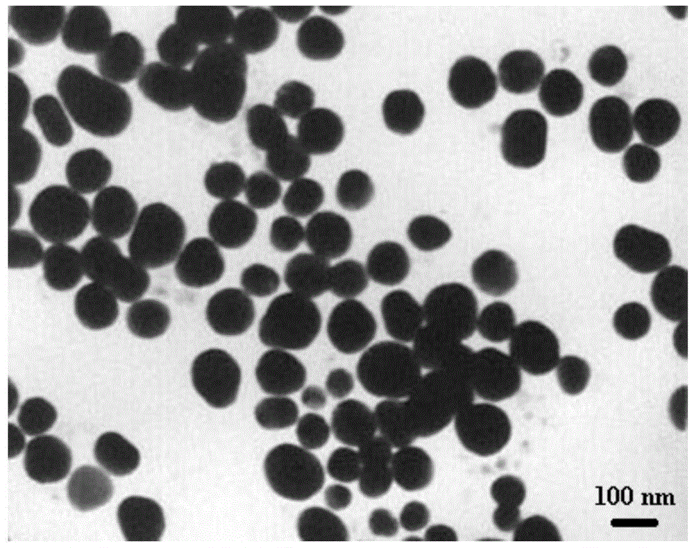 A method for preparing nanoscale noble metal-shell magnetic core composite particles by self-assembly