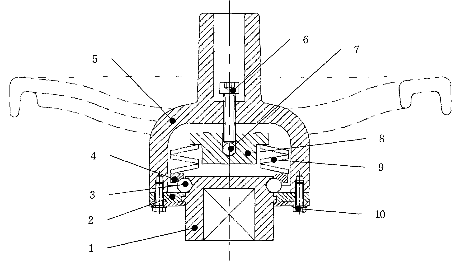 Torque overload protection device