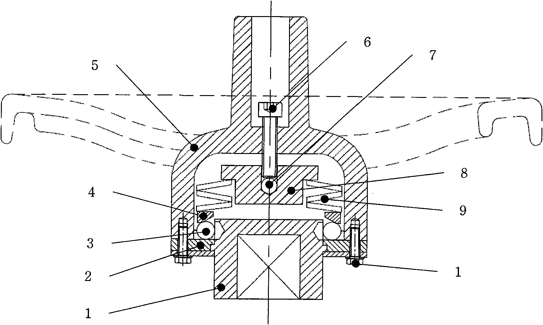 Torque overload protection device