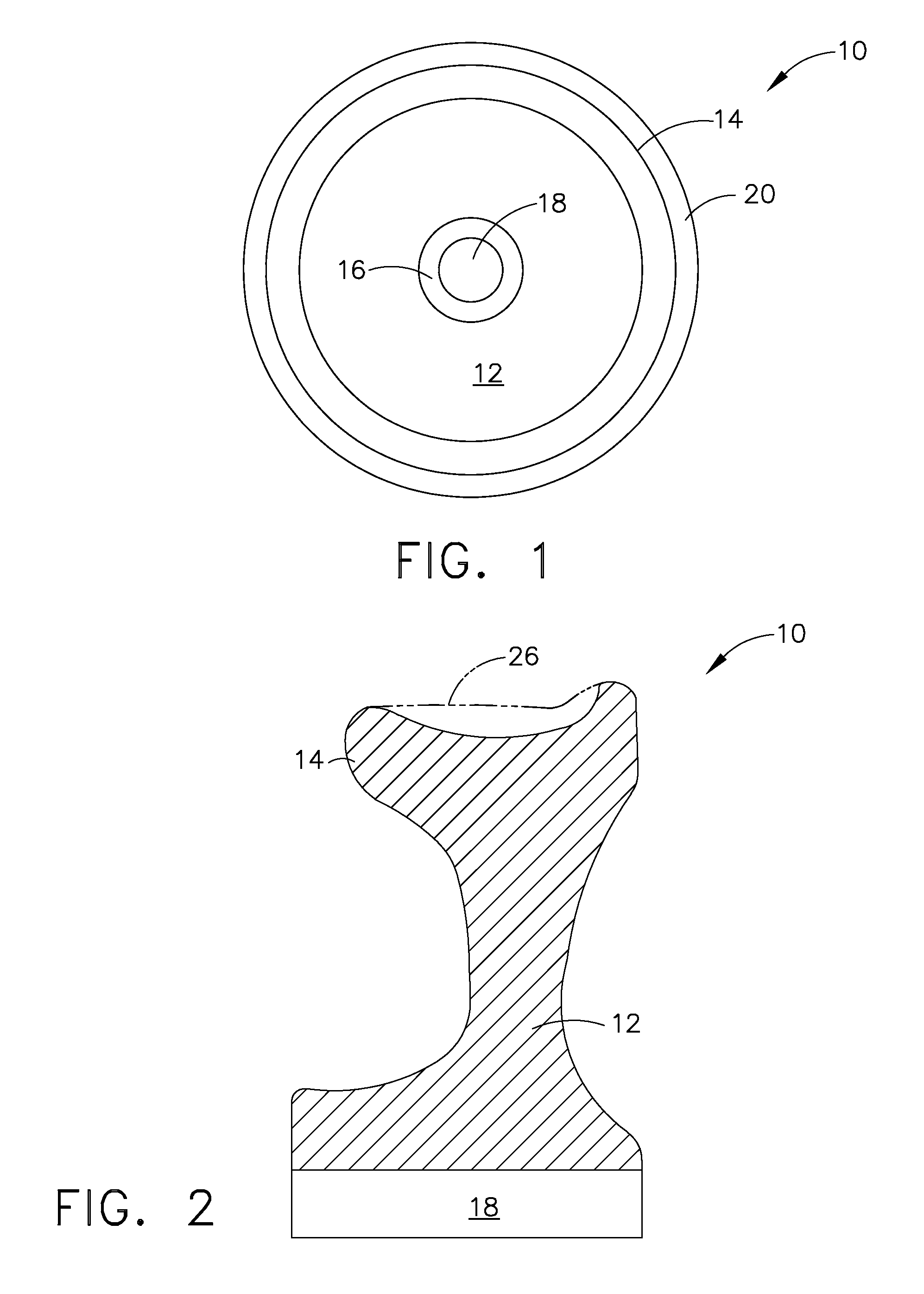 Method for repair of rail wheels and repaired article