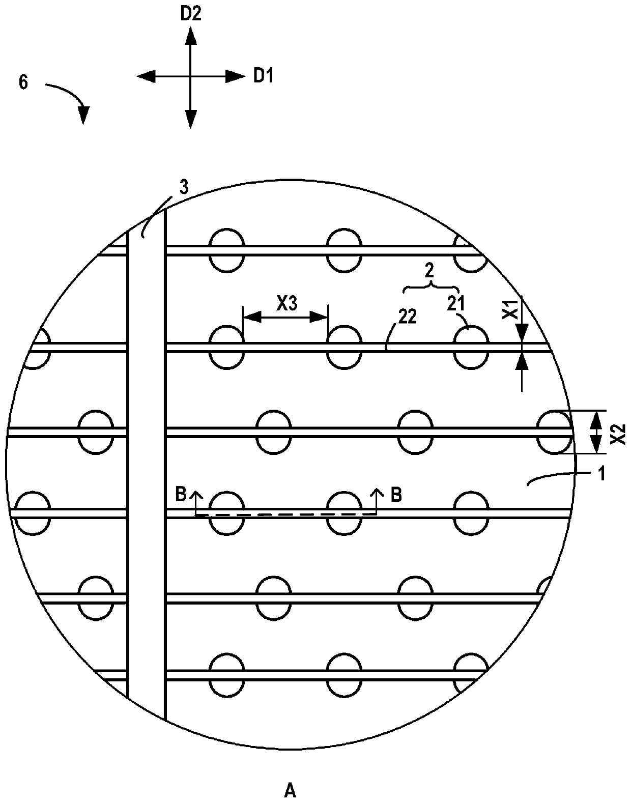 Grid line structure, solar cell, imbrication assembly, printing method and manufacturing method