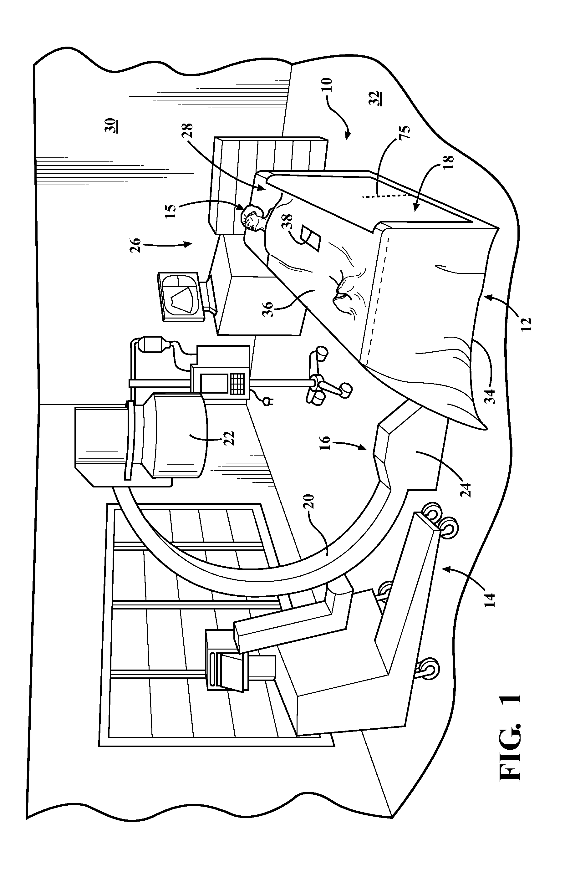 Sterile radiological imaging unit drape and method of providing a sterile surface therewith