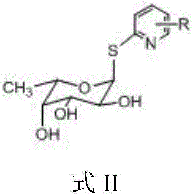 2,3,4-triacetyl-1-(nitro-2-pyridyl)-thiol-alpha-L-fucopyranoside and synthesis method of hydrolysis product thereof