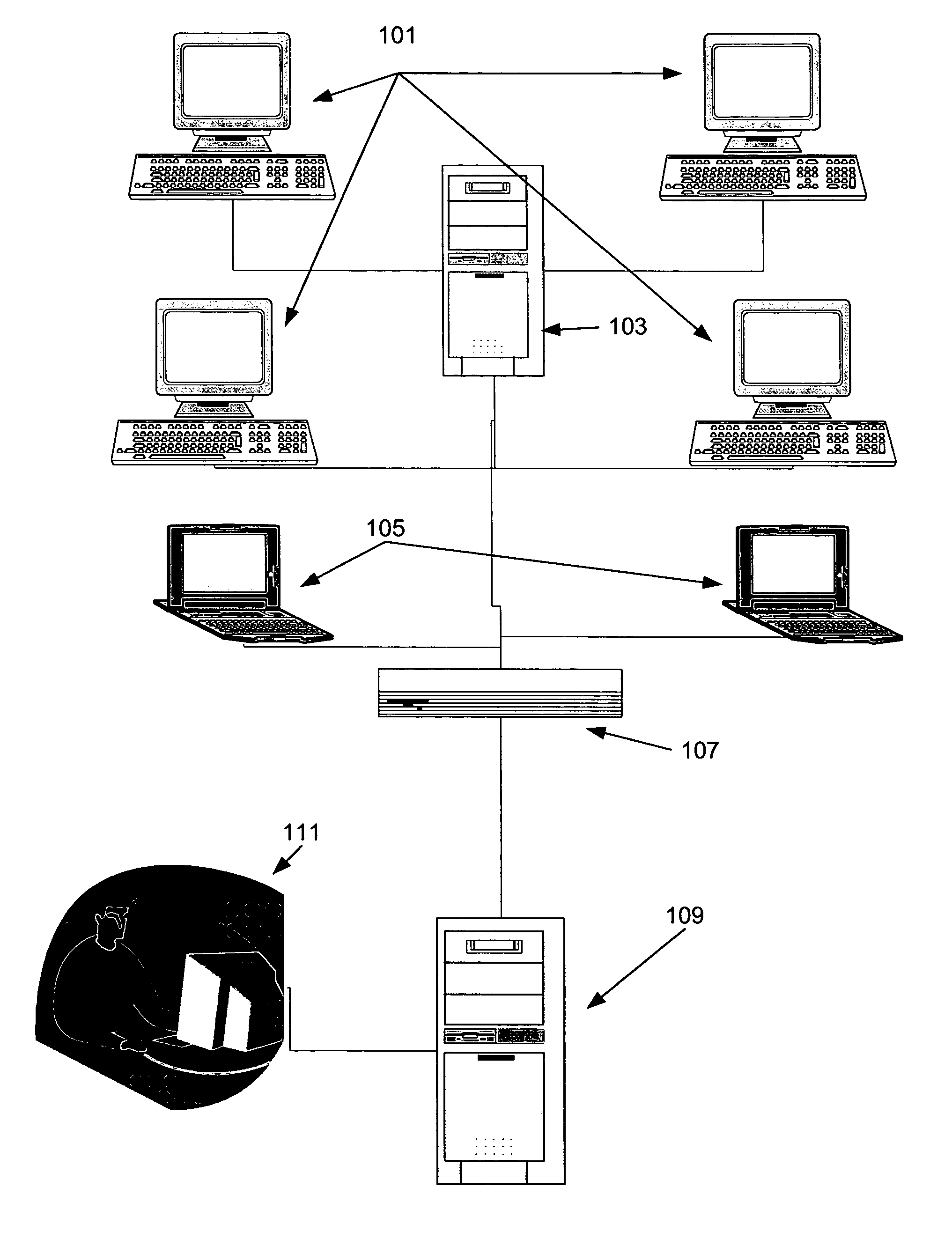 Process and system for updating semantic knowledge over a computer network