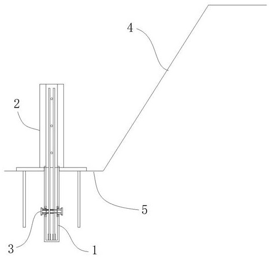 A slope protection structure and its construction method