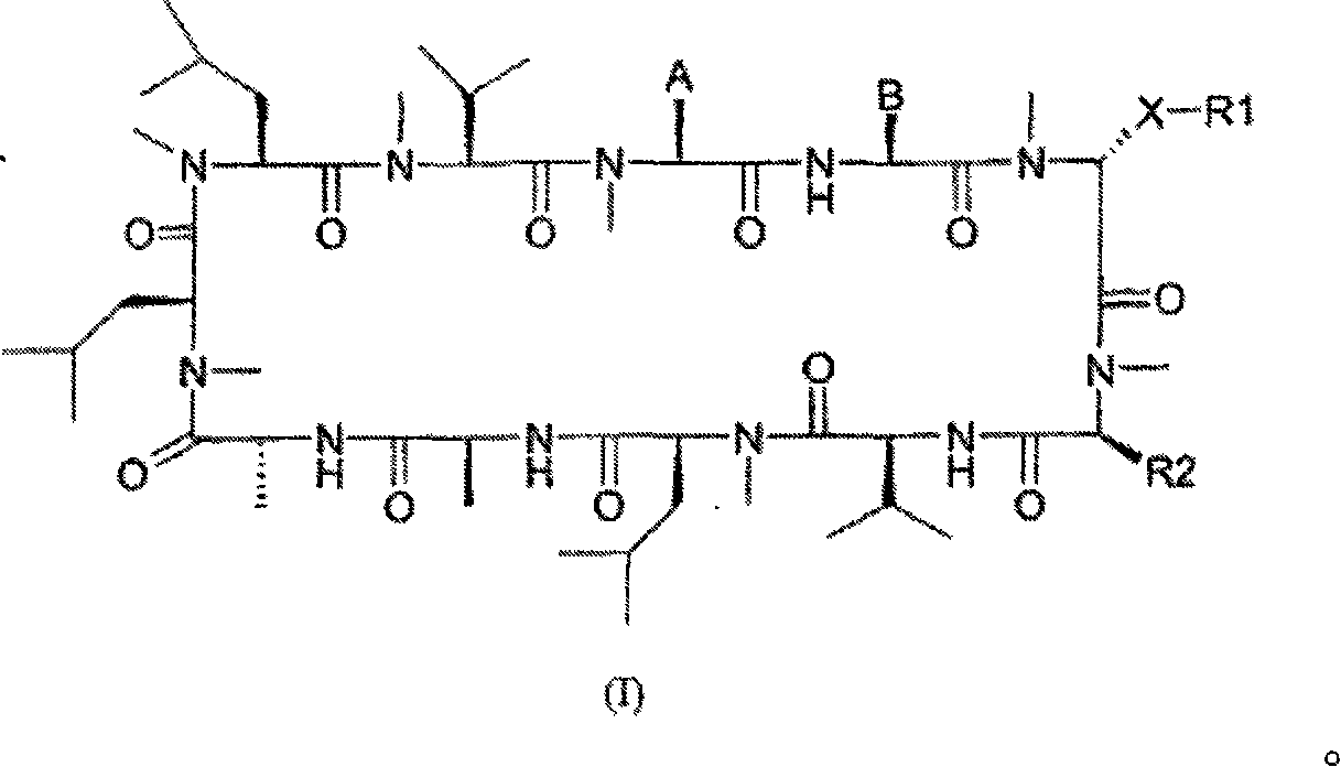 3-ether and 3-thioether substituted cyclosporin derivatives for the treatment and prevention of hepatitis C infection