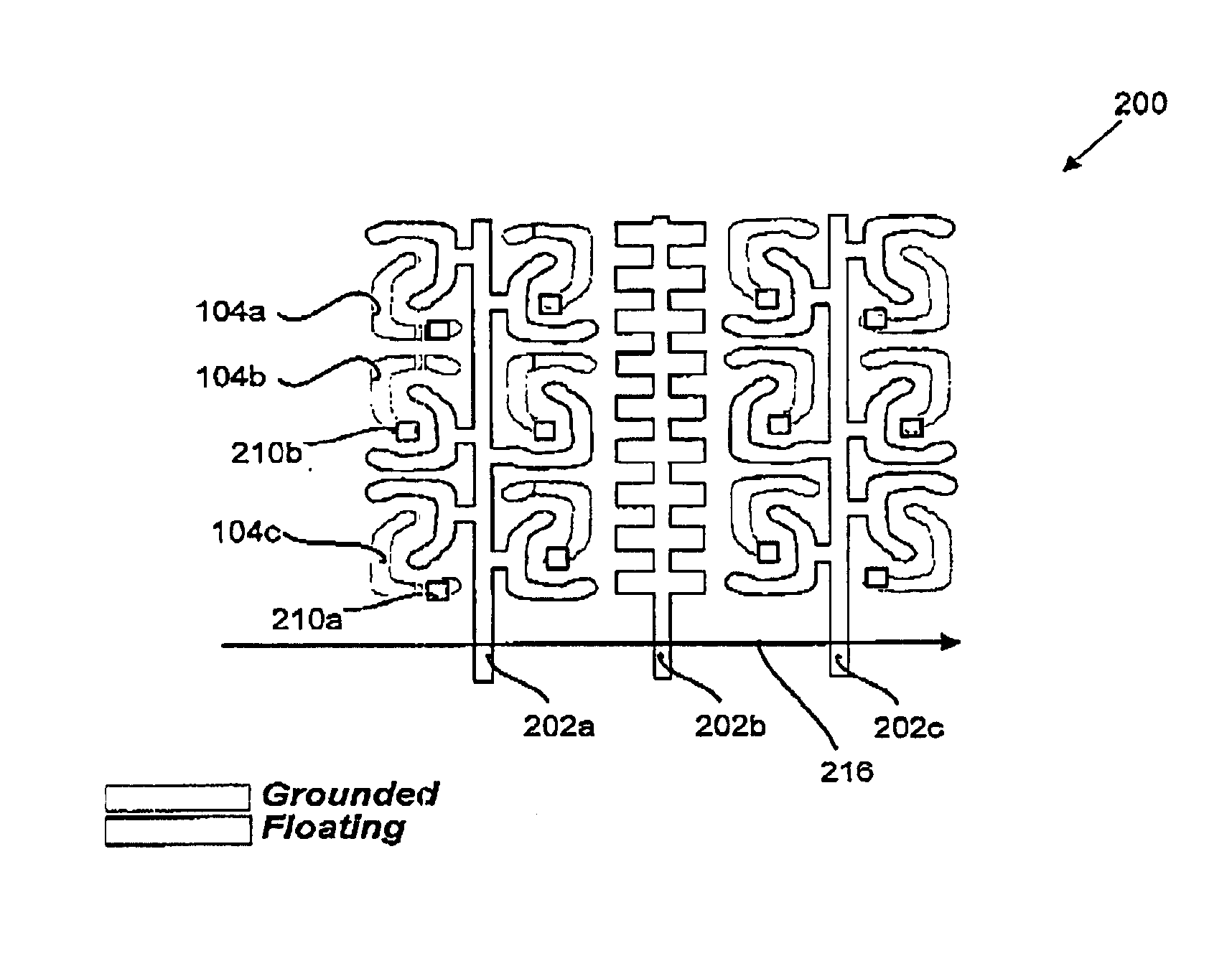 Apparatus and methods for determining and localization of failures in test structures using voltage contrast