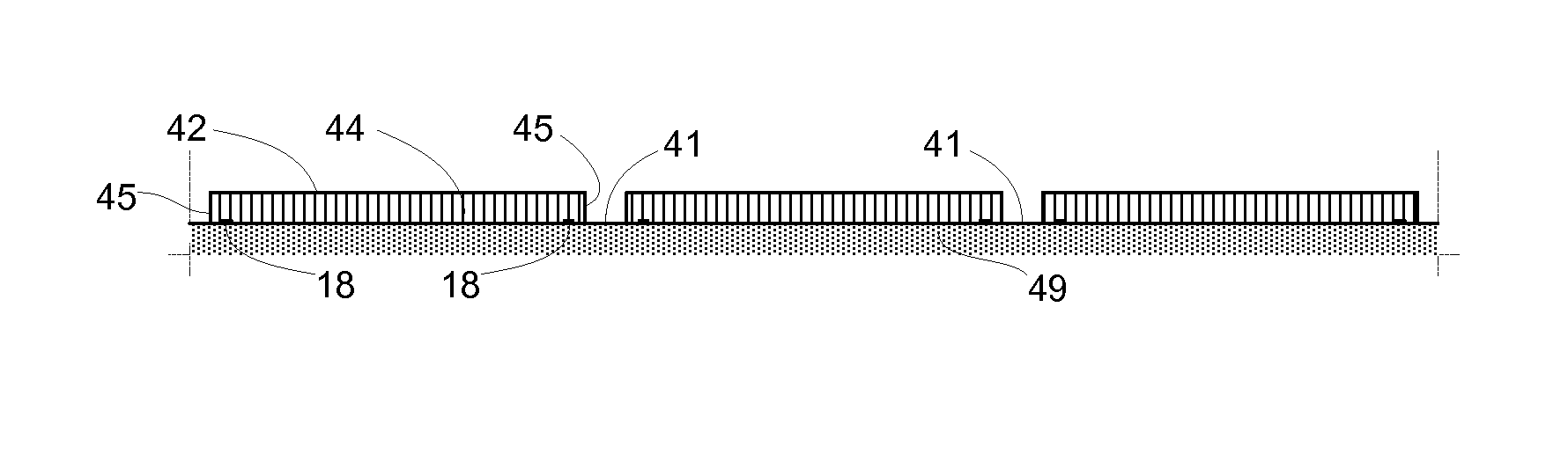 Semiconductor die array structure