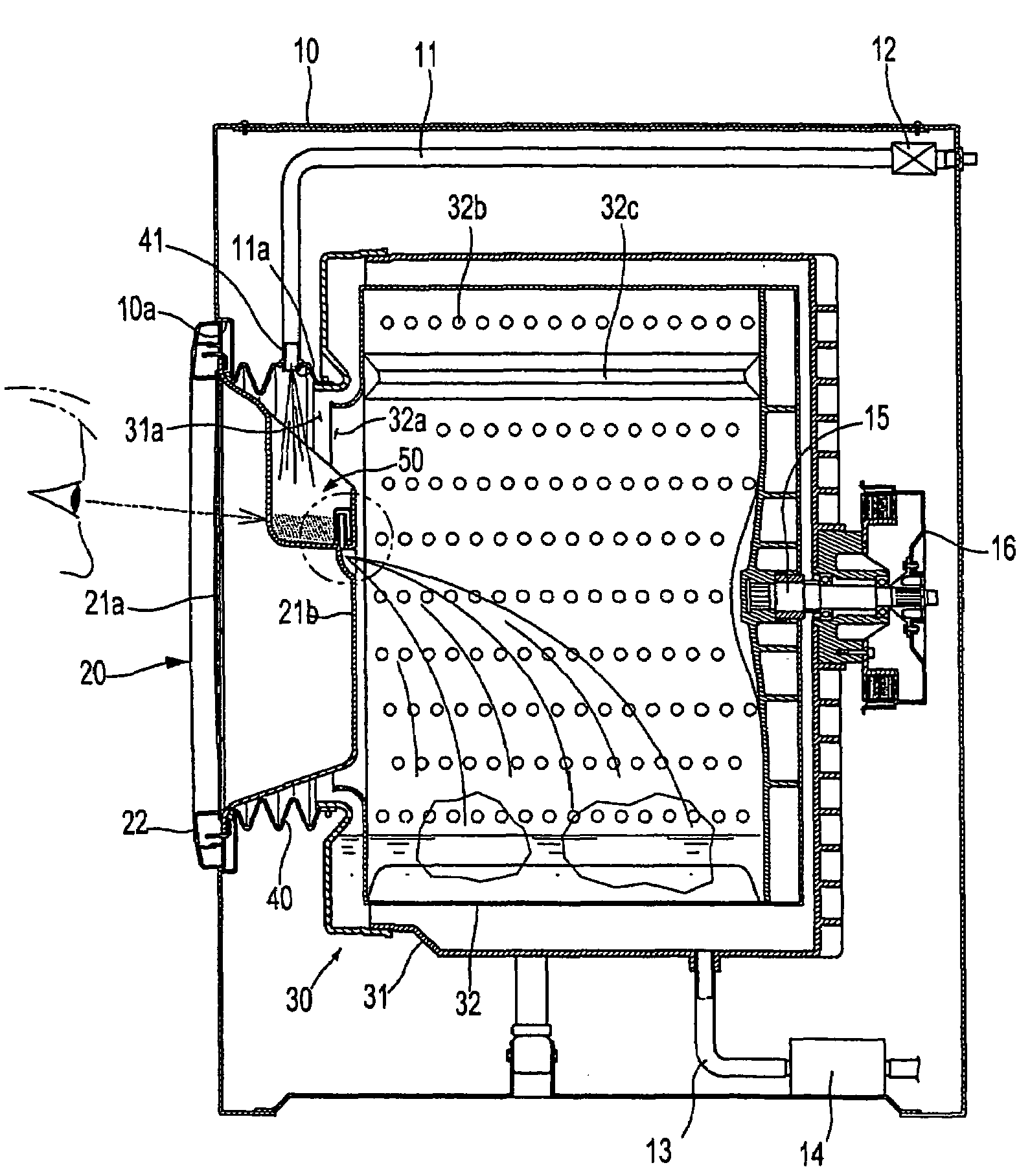 Drum washing machine with detergent supply device