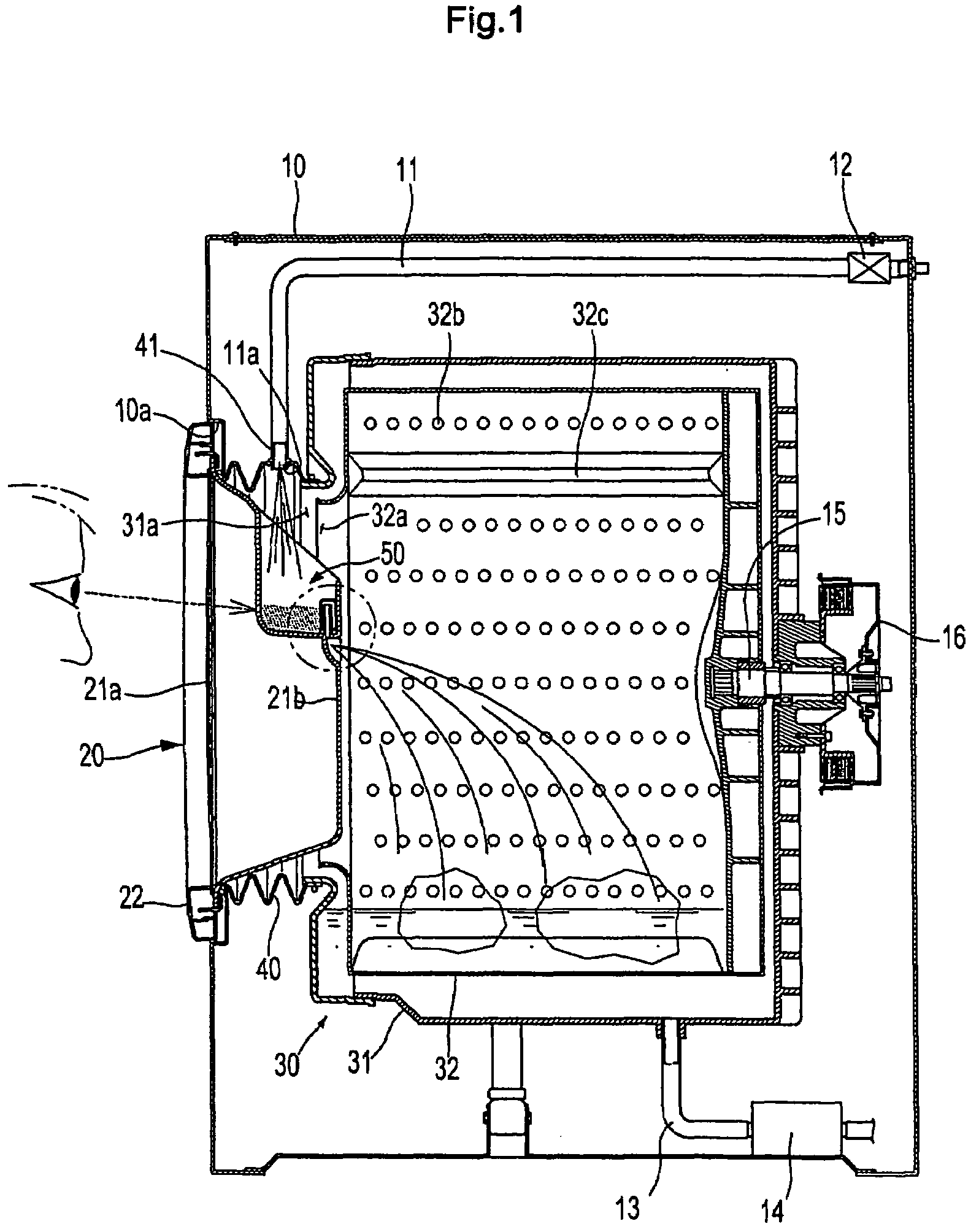 Drum washing machine with detergent supply device