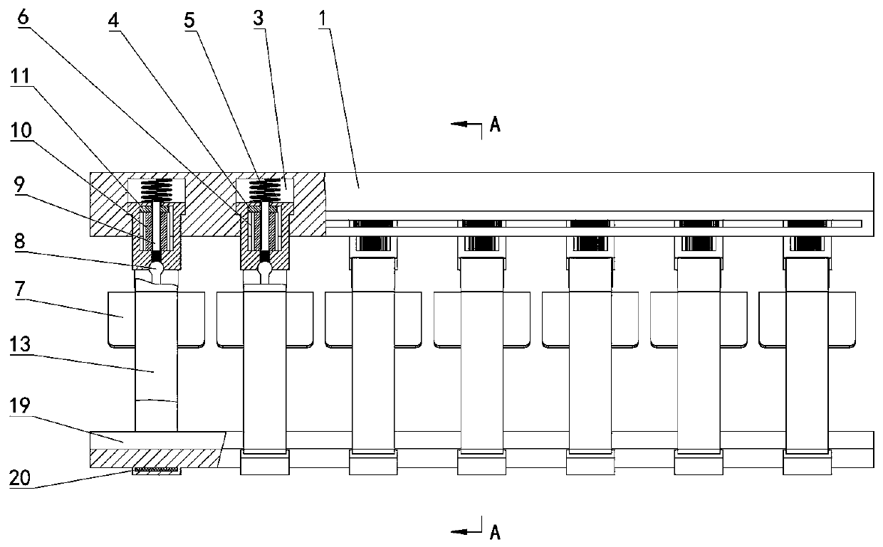 A tibial fracture fixator