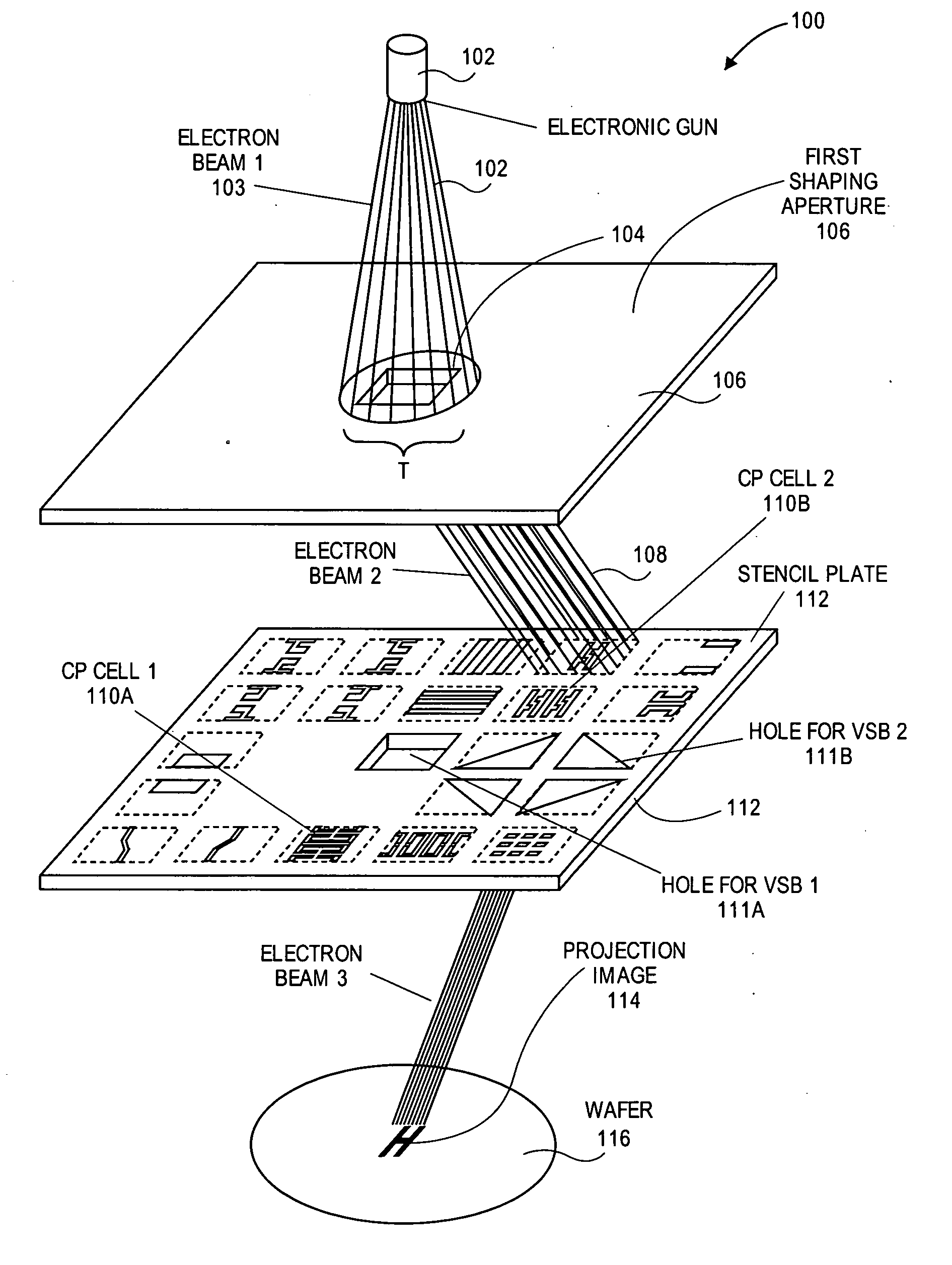 Method and system for proximity effect and dose correction for a particle beam writing device