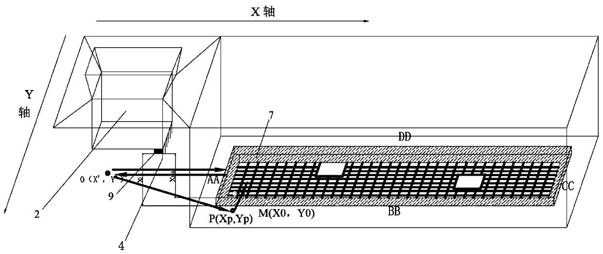 An automatic pre-calibration method for concrete placing machine based on laser ranging