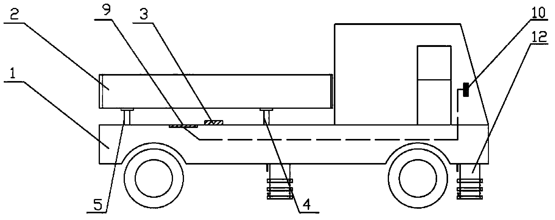 Balancing detecting balance weight dumping car