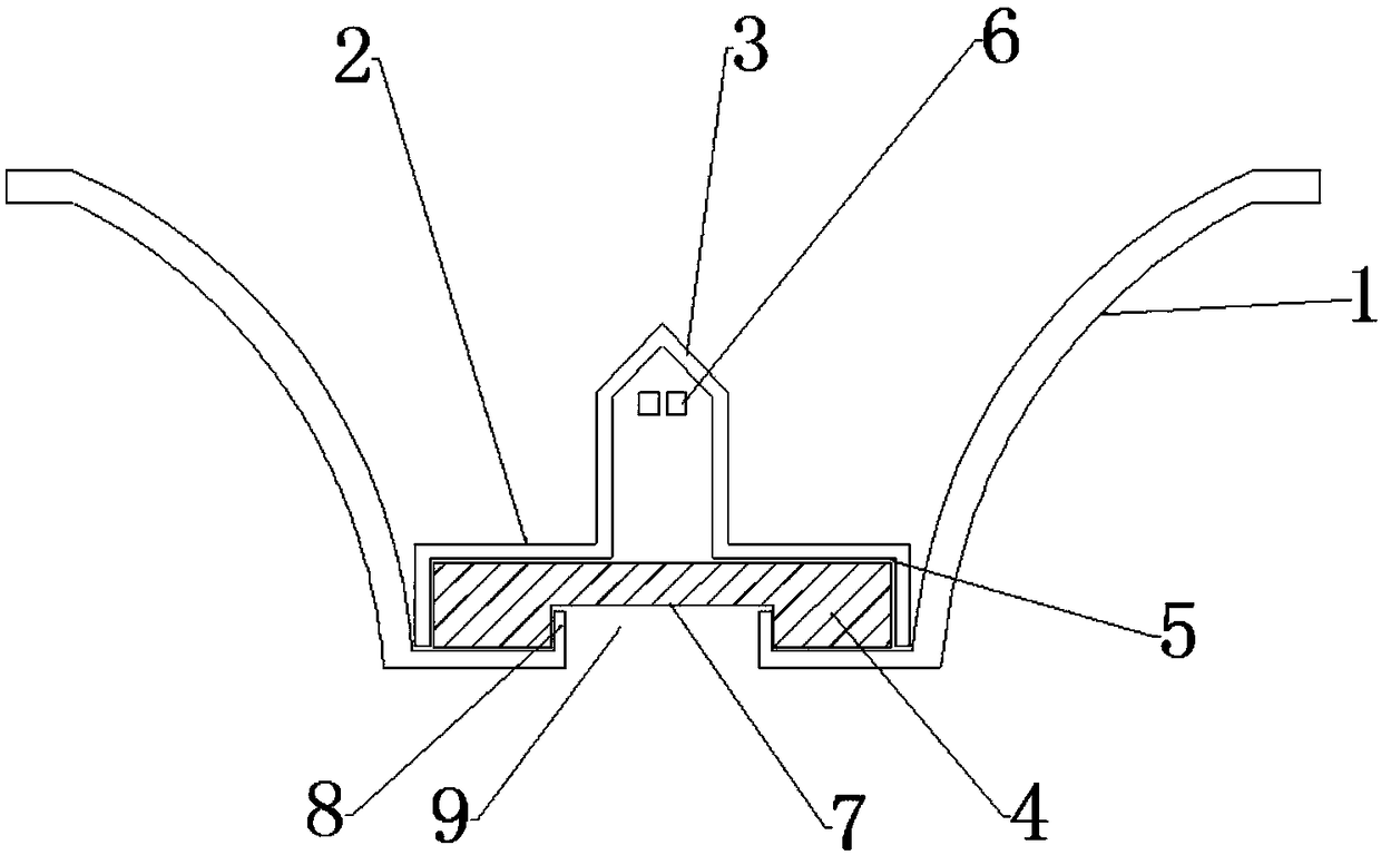 Treatment device for drinking water prepared from natural minerals