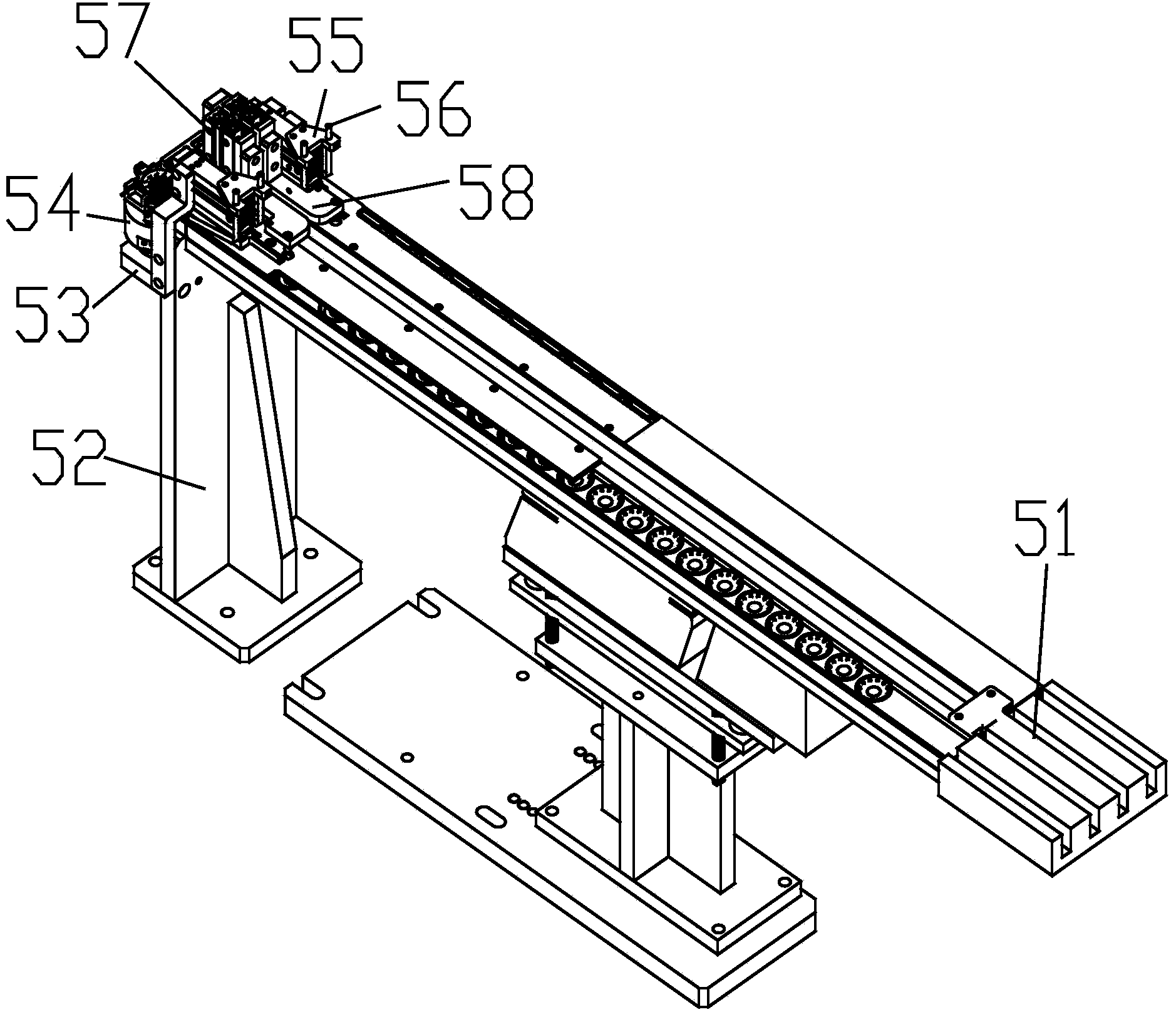 Automatic nozzle bottle cap assembling machine