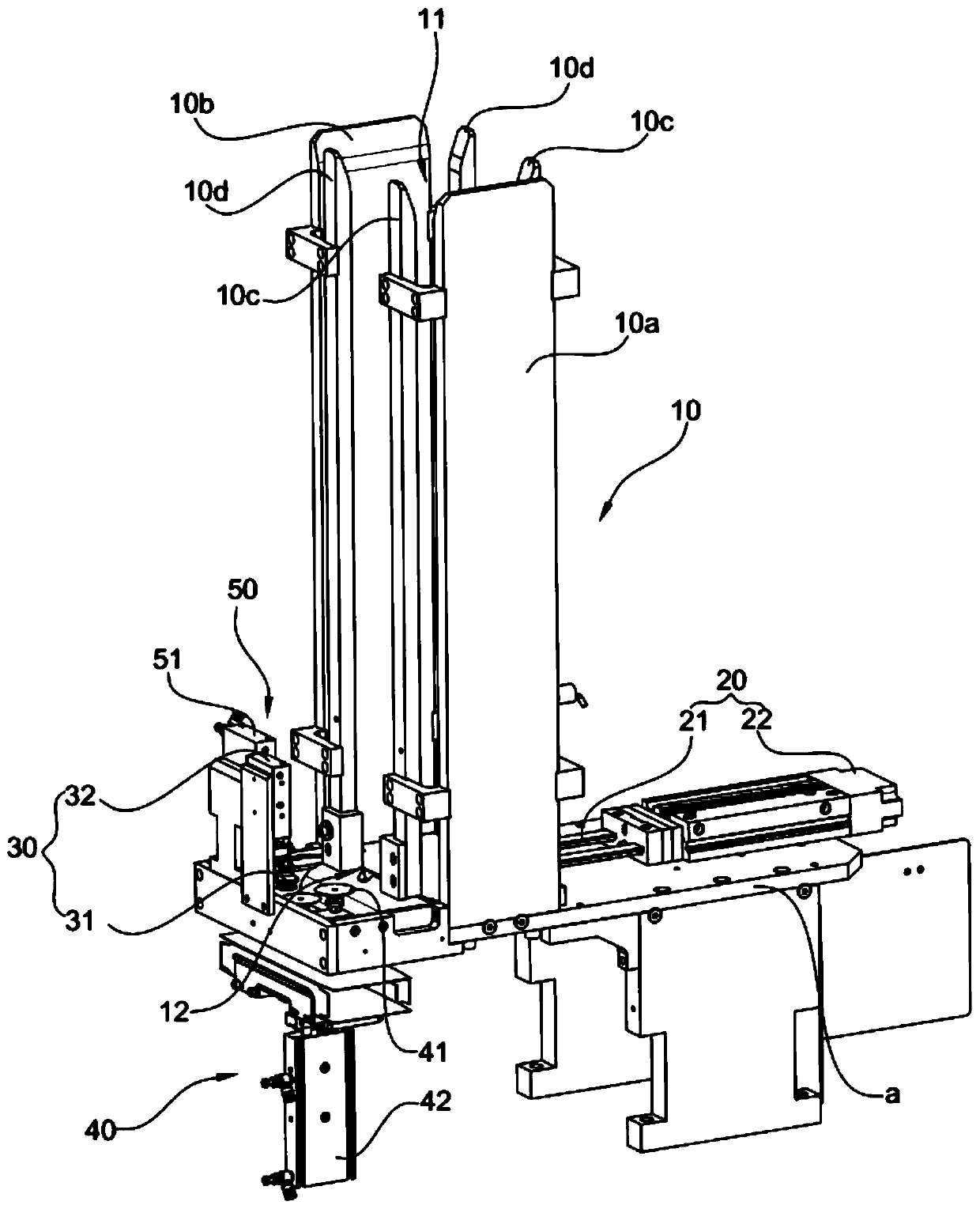 Feeding and box opening device and method for packaging boxes