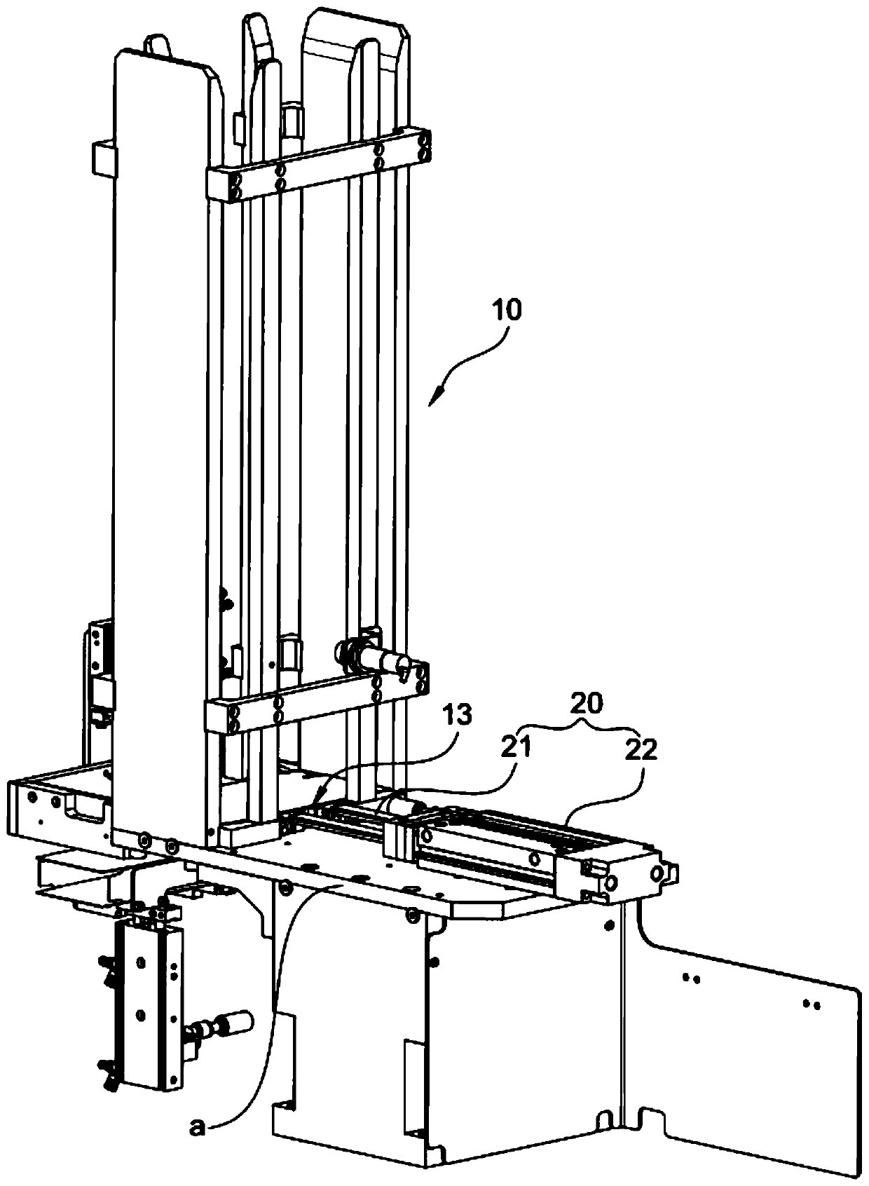 Feeding and box opening device and method for packaging boxes