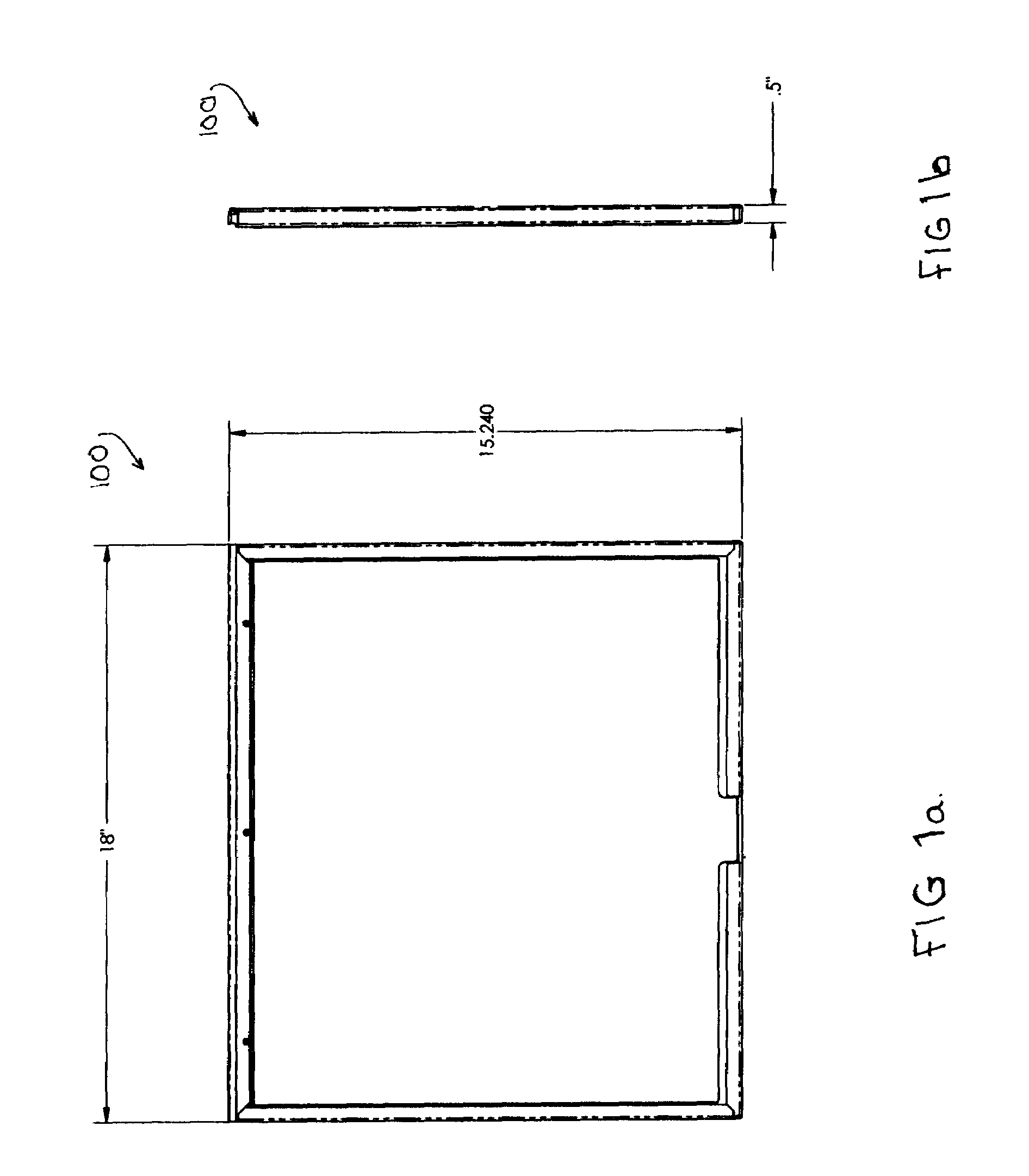 Glass cassette for scanning imaging plates