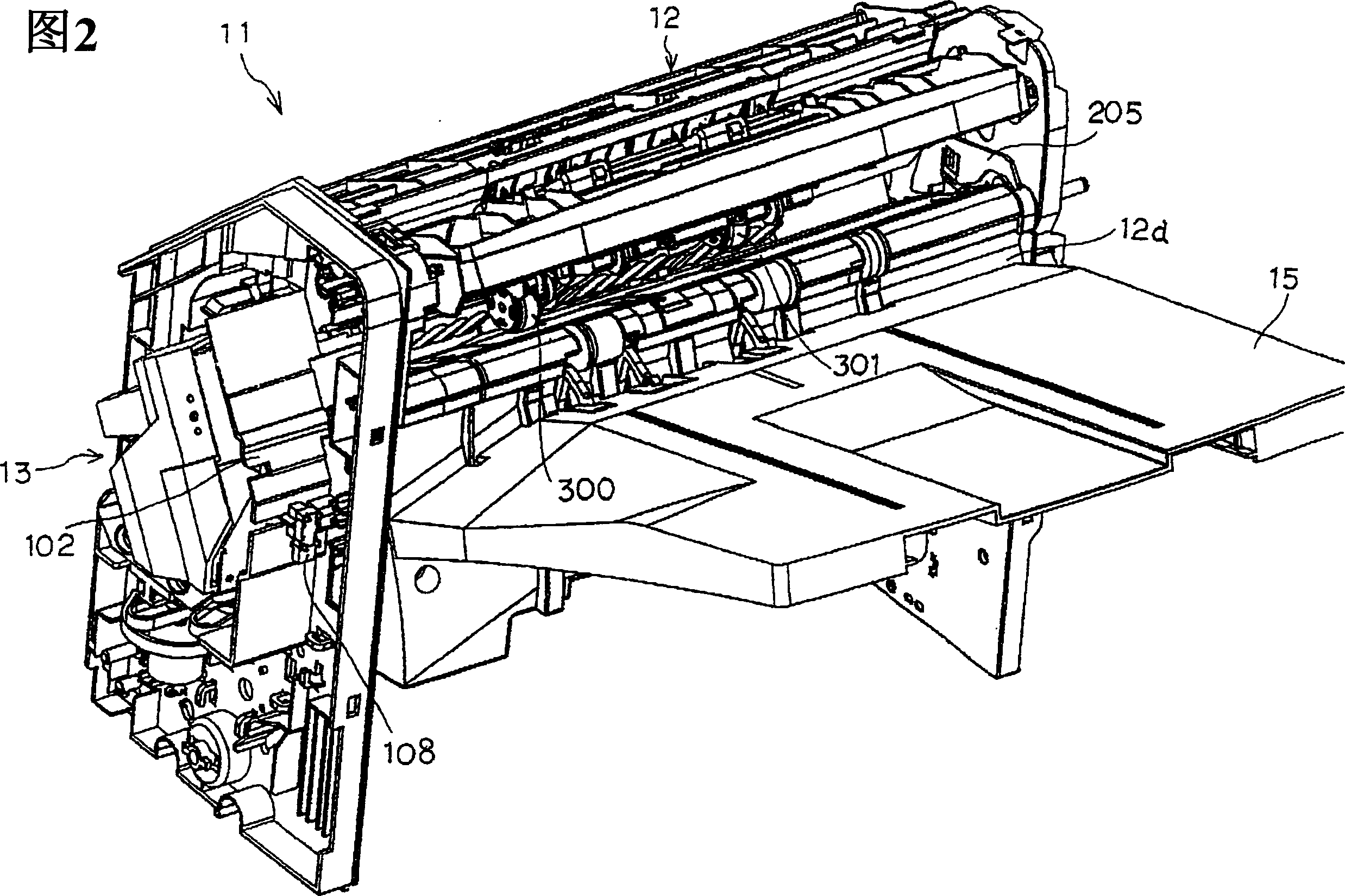 Paper delivering device and image forming device with the same