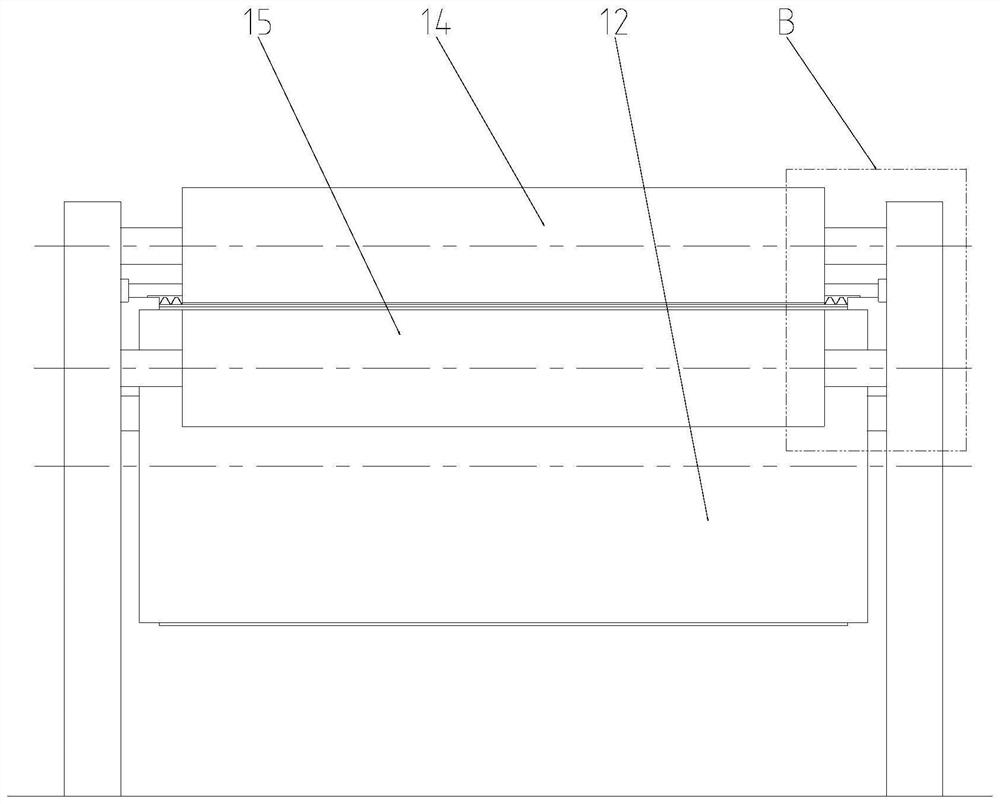 A production method of continuous casting and rolling composite metal strip